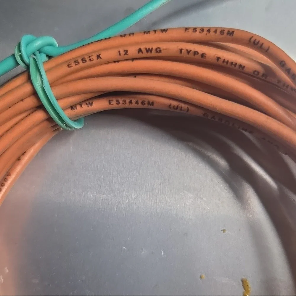 Essex 12 AWG THHN/THWN Solid Copper Building Wire Orange 27+'